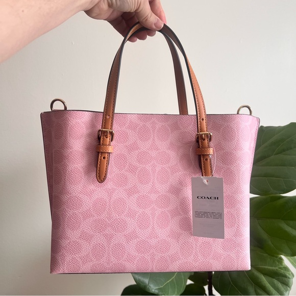 NWT Coach! Mollie Tote Bag 25
In Signature Canvas With Charms 🌸 - Picture 4 of 11